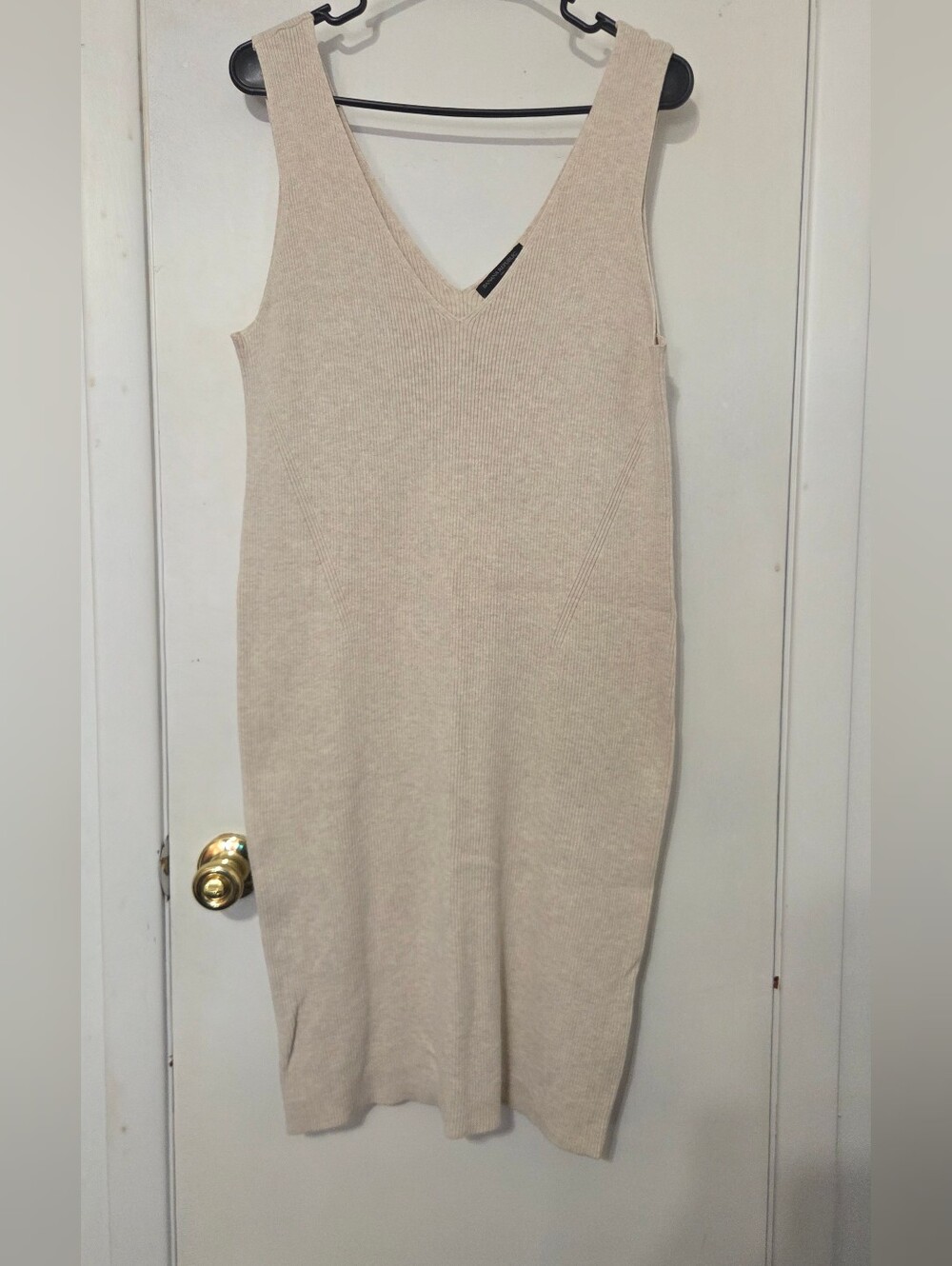 Banana Republic Ribbed Knit Midi Dress – Size Large